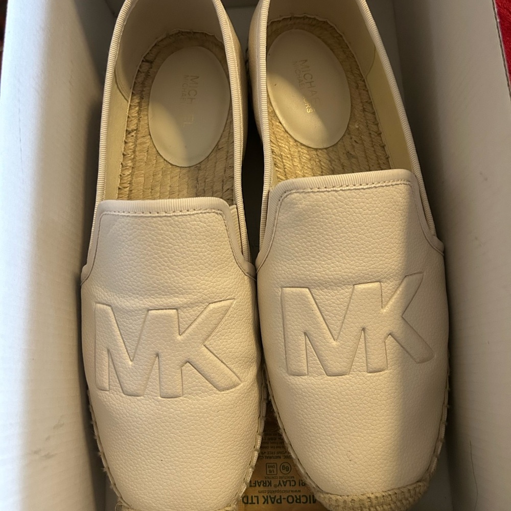 Michael Kors White Espadrilles